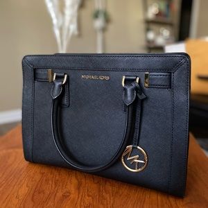 Michael Kors - Black Leather Purse